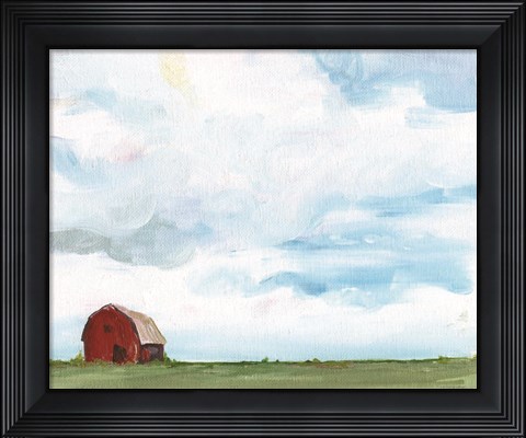 Framed Farming on the Range Print