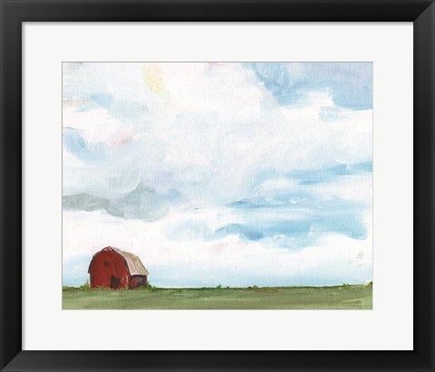 Framed Farming on the Range Print