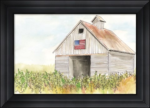 Framed Beautiful for Spacious Skies Print