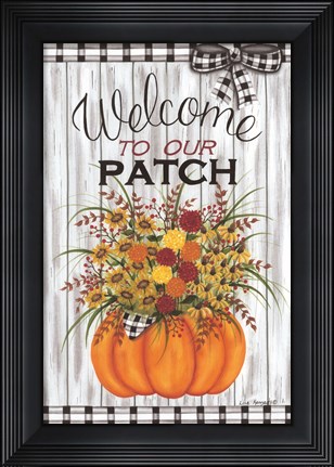Framed Welcome to Our Patch Print
