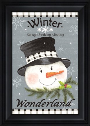 Framed Winter Wonderland Print
