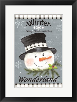 Framed Winter Wonderland Print