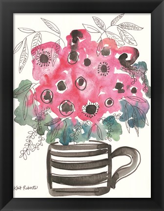 Framed Poppies for Breakfast Print