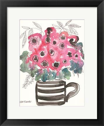 Framed Poppies for Breakfast Print