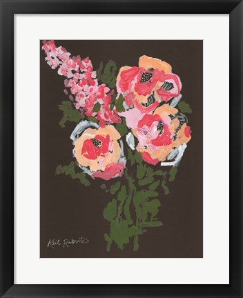 Framed Flowers for Charlotte Print