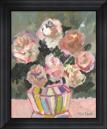 Framed Flowers for Brenda Print