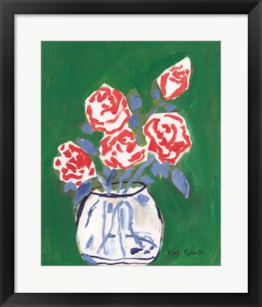 Framed Flowers for Jessica Print