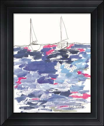 Framed View From the Beach House Print
