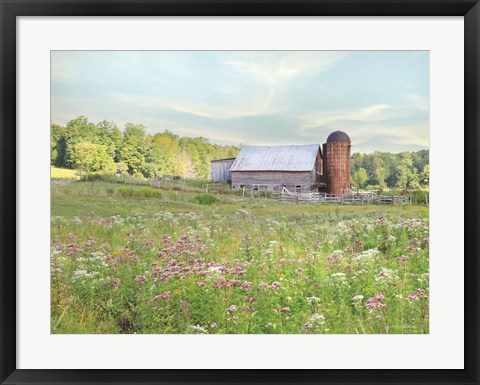 Framed Summer on the Farm Print