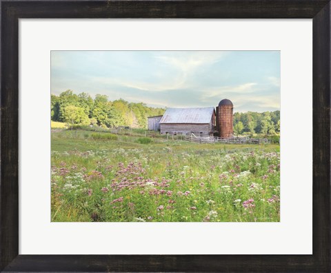Framed Summer on the Farm Print