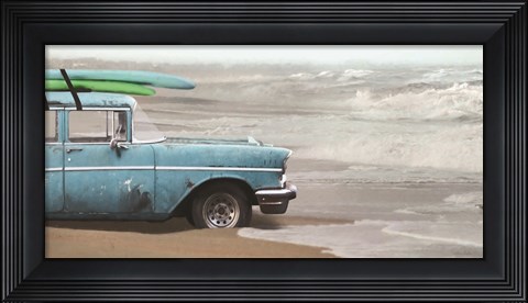 Framed My Wave is Waiting Print