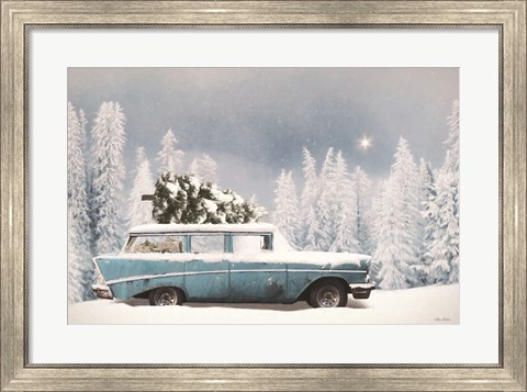 Framed Christmas Blues Print