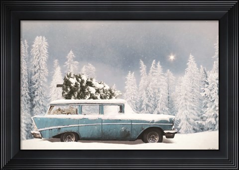 Framed Christmas Blues Print