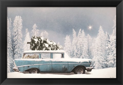 Framed Christmas Blues Print