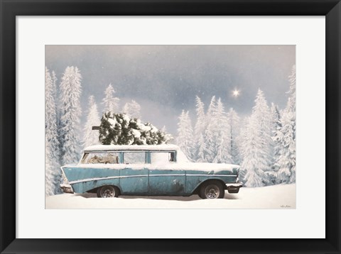 Framed Christmas Blues Print