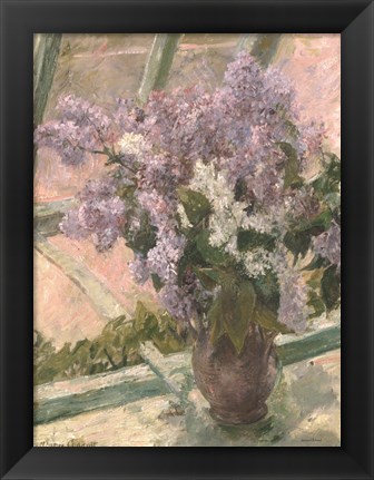 Framed Lilacs in the Light Print