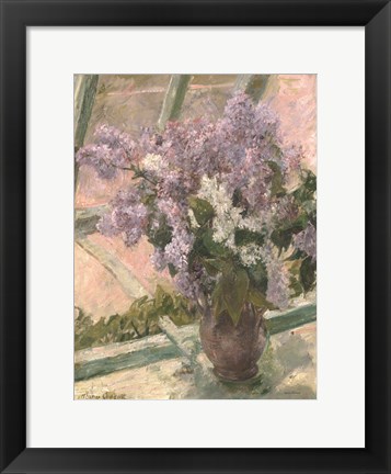 Framed Lilacs in the Light Print