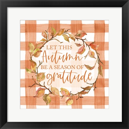 Framed Season of Gratitude Print