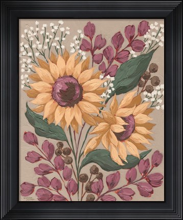 Framed Sunny Faces Print