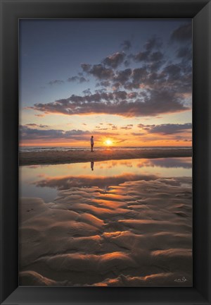 Framed Peaceful Sunset Print