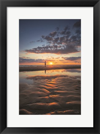 Framed Peaceful Sunset Print