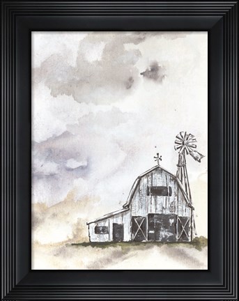 Framed Haven Mini Barn Print