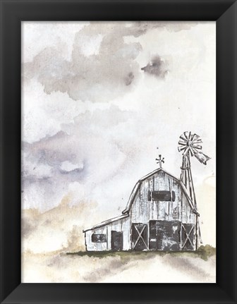 Framed Haven Mini Barn Print