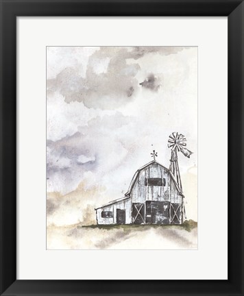Framed Haven Mini Barn Print