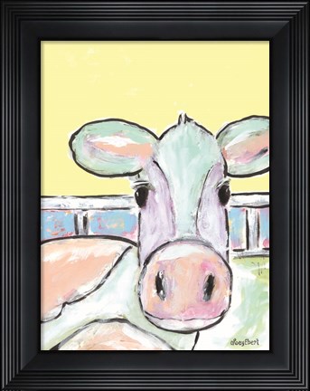 Framed Moo Moo Print