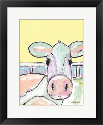 Framed Moo Moo Print