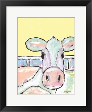 Framed Moo Moo Print