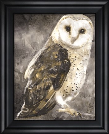 Framed Snowy Owl 2 Print