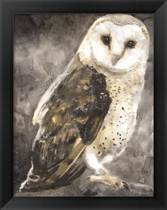 Framed Snowy Owl 2 Print