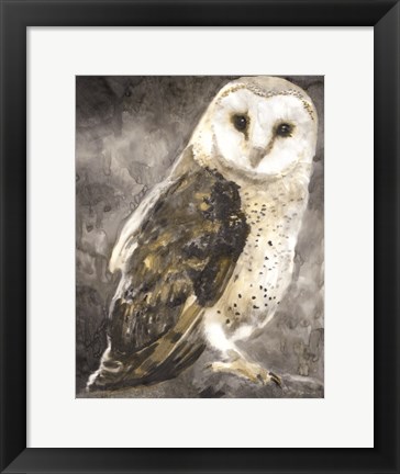 Framed Snowy Owl 2 Print