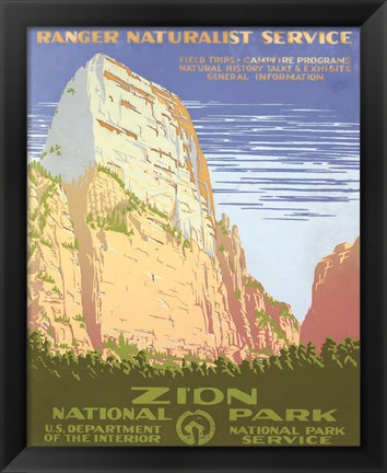 Framed Zion National Park Print