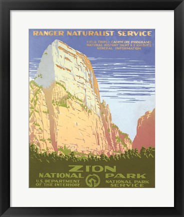 Framed Zion National Park Print