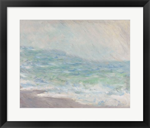 Framed Crashing Waves Print