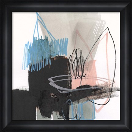 Framed Linear Instinct I Print
