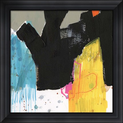 Framed Primary Action III Print