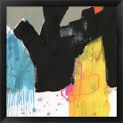 Framed Primary Action III Print
