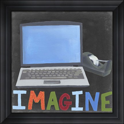 Framed Desk Tools I Print