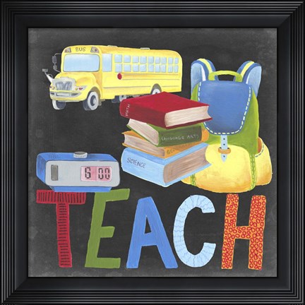 Framed Desk Tools II Print