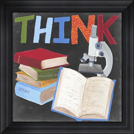 Framed Desk Tools IV Print