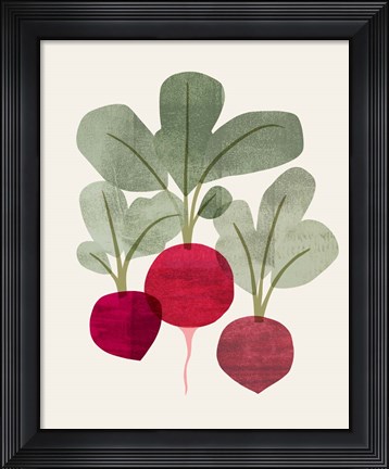 Framed Organic Veg I Print