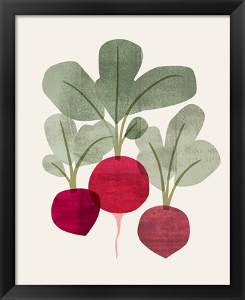 Framed Organic Veg I Print