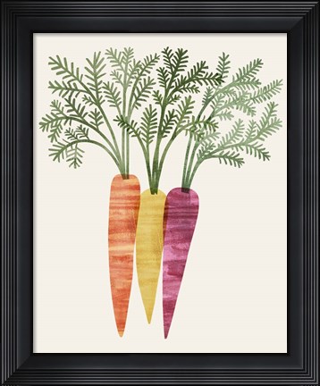 Framed Organic Veg III Print