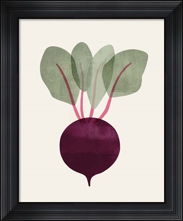 Framed Organic Veg IX Print