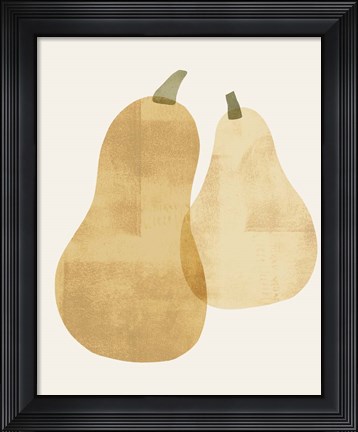 Framed Organic Veg VI Print