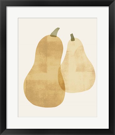 Framed Organic Veg VI Print