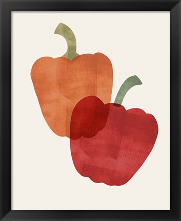 Framed Organic Veg VII Print